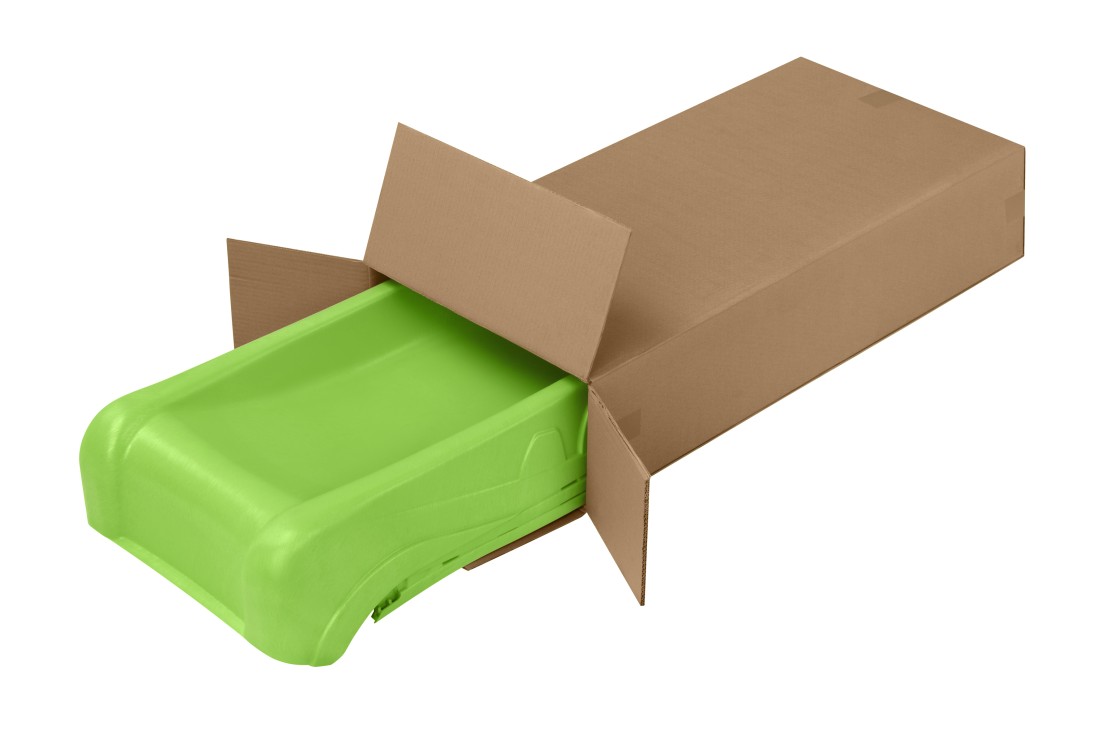 “Rocli” 1.5m High Platform Slide with water feature - GREEN - Image 3